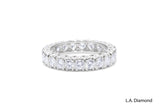 14K White Gold Round Diamond Eternity Ring (2.60 ct)